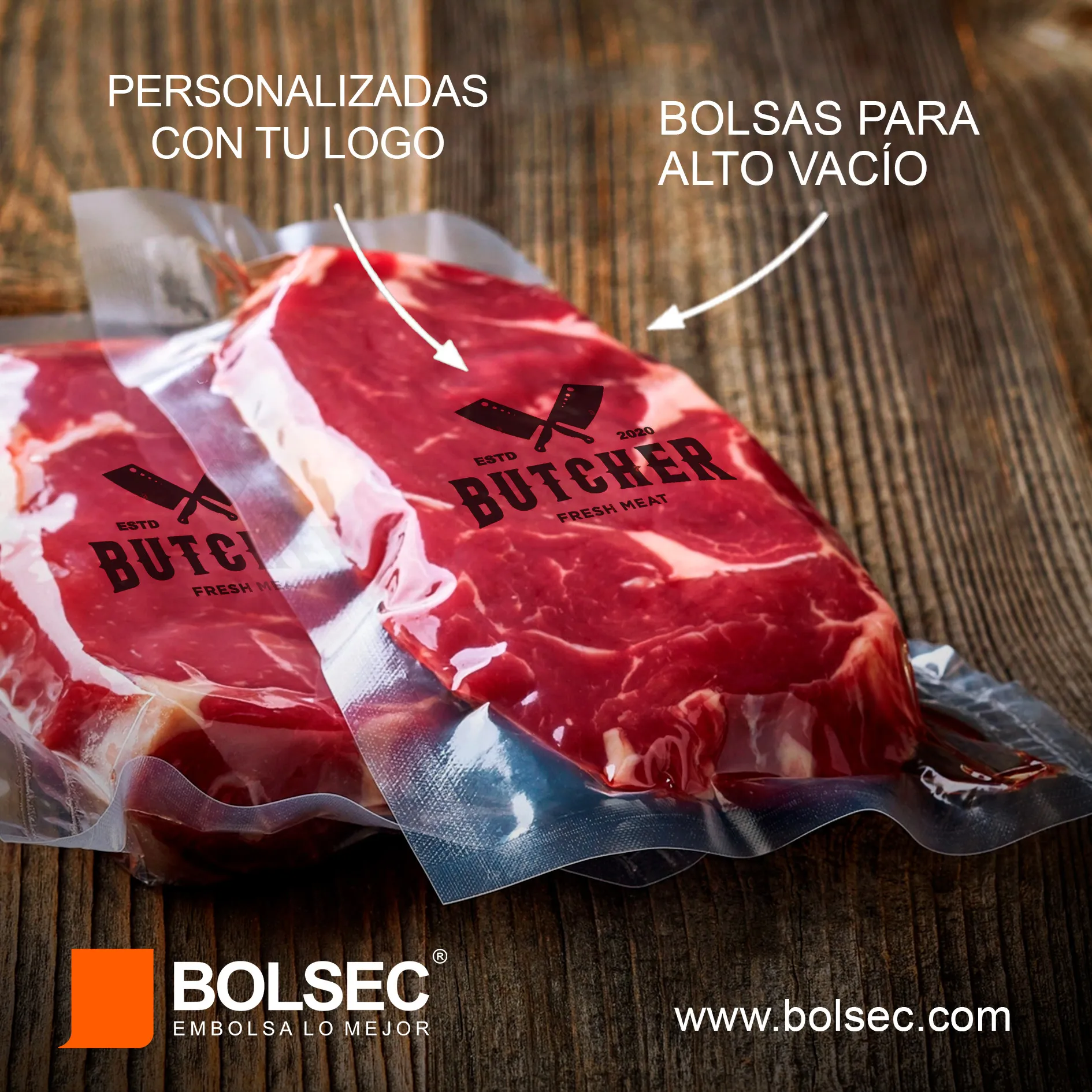 fabricante de bolsas para alto vacío