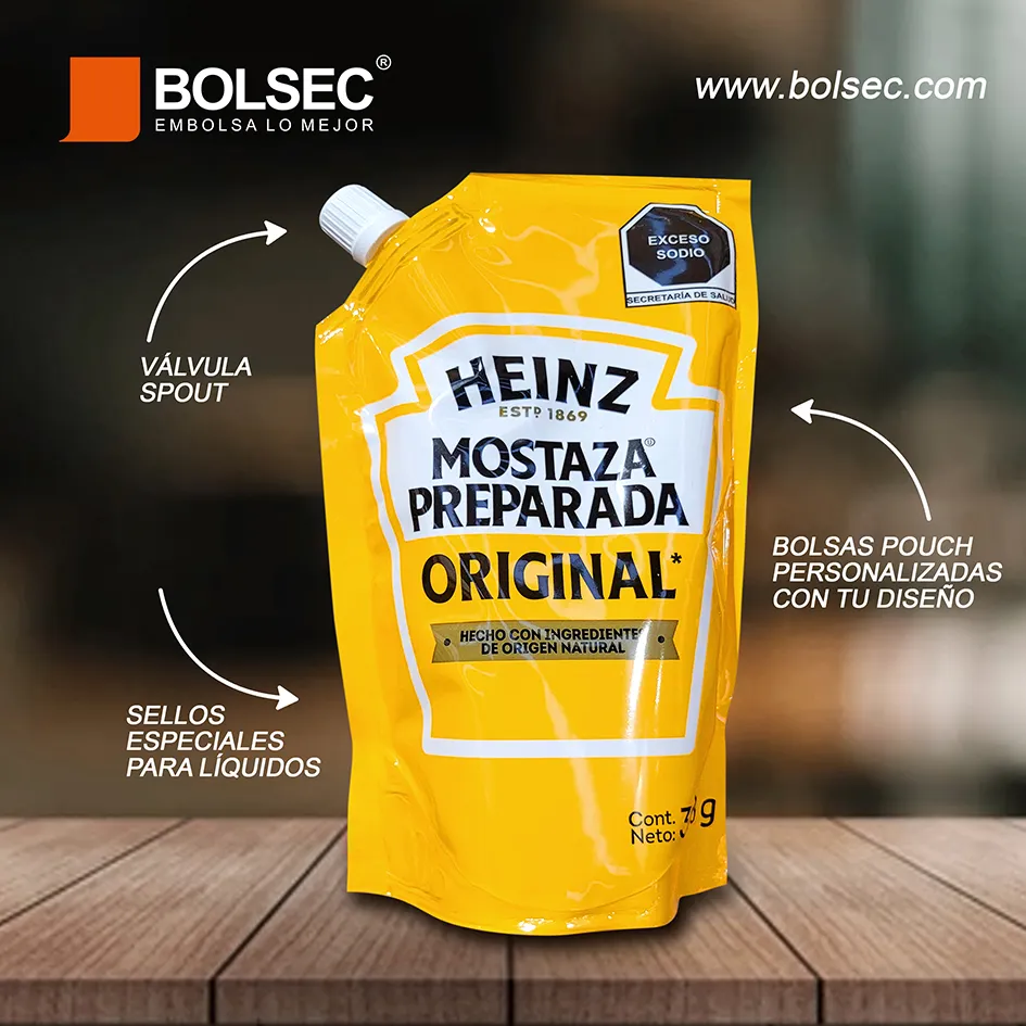 fabricante de bolsas pouch para liquidos personalizadas