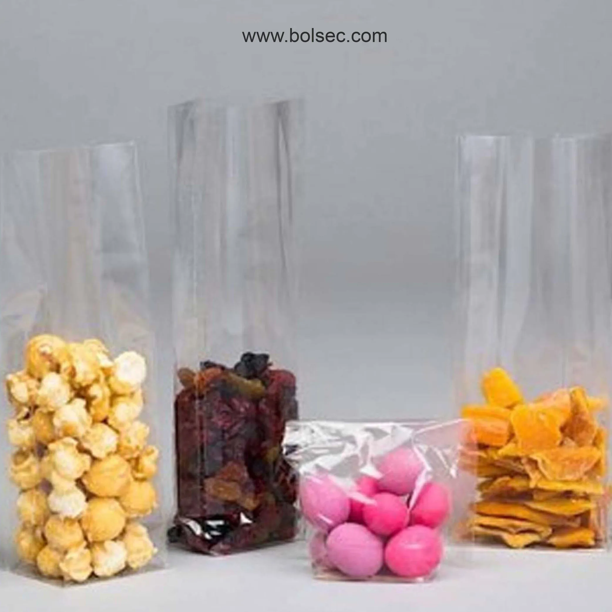 venta de bolsas de celofan con fuelle